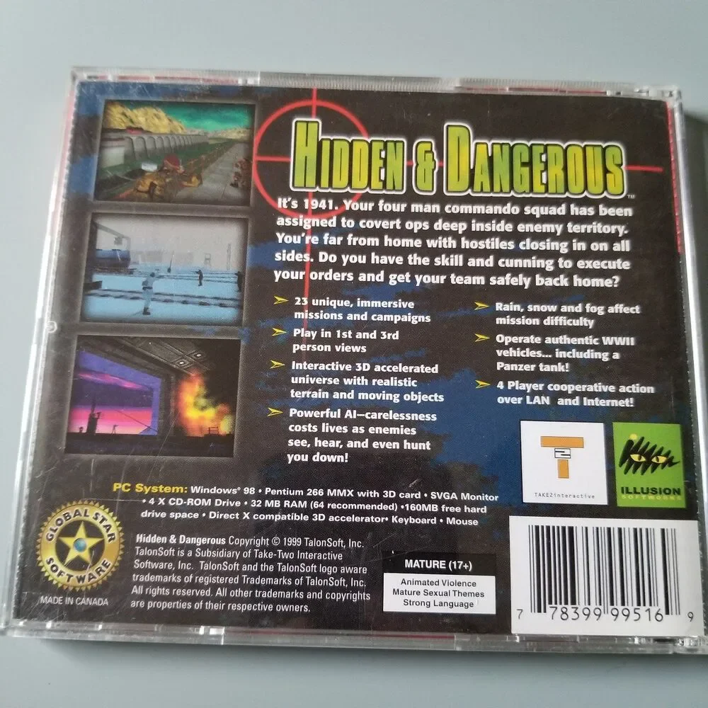 Hidden and Dangerous game for pc